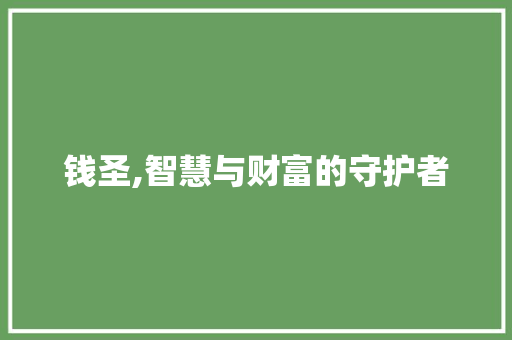 钱圣,智慧与财富的守护者