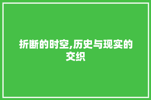 折断的时空,历史与现实的交织