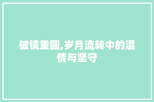 破镜重圆,岁月流转中的温情与坚守