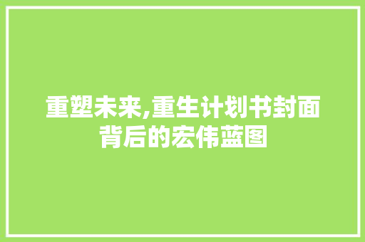 重塑未来,重生计划书封面背后的宏伟蓝图